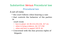 Substantive Versus Procedural law (5).pptx